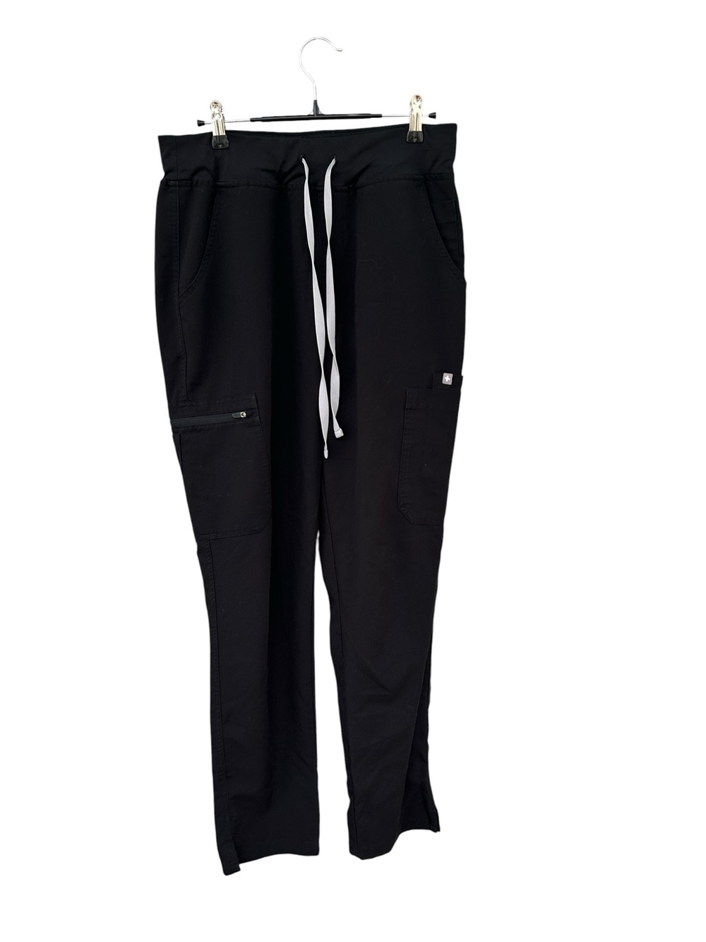 FIGS Woman’s Yola High-Waisted Scrub Pant - PO #2458 - Black - Size Medium